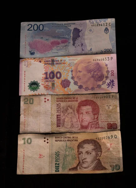 Argentine Oficial Currency Peso Argentino — Φωτογραφία Αρχείου