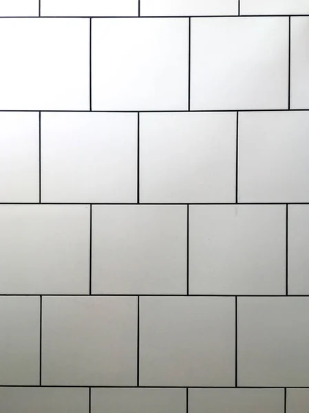 Witte Tegel Keramiek Van Een Badkamer Muur — Stockfoto