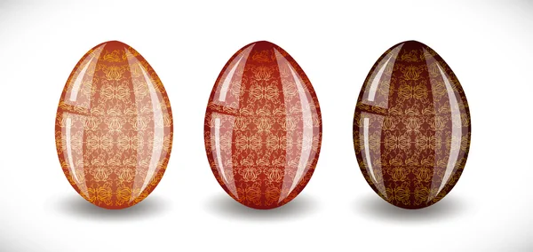 Набор пасхальных яиц. — стоковый вектор