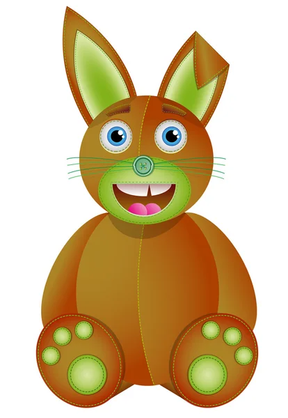 Bunny toy. — Stock Vector