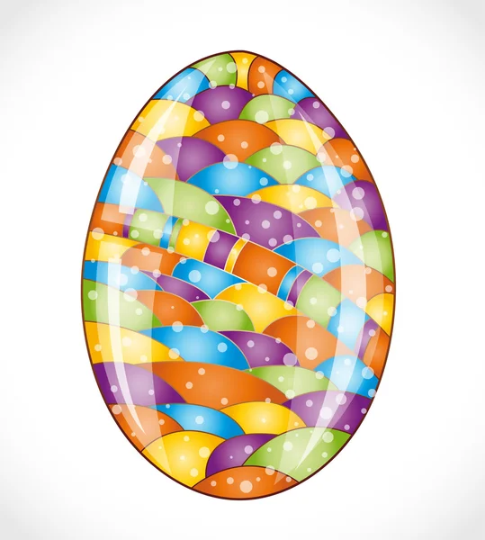 Colorful easter egg. — Stock Vector