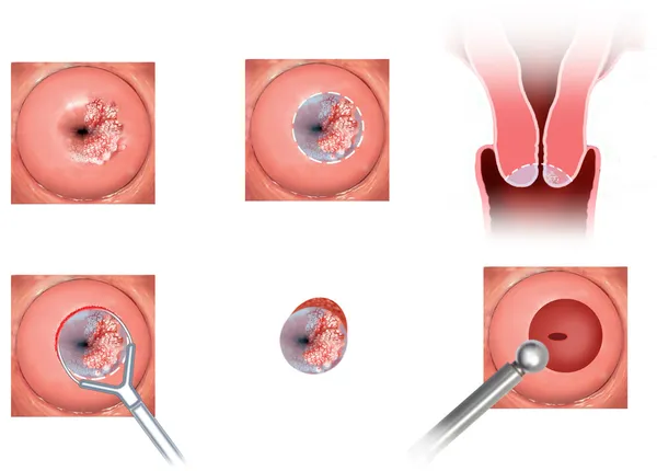 Tumor cervical — Foto de Stock