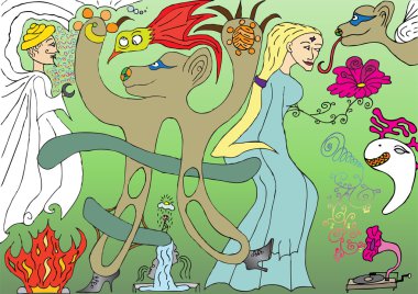 gerçeküstü illüstrasyon