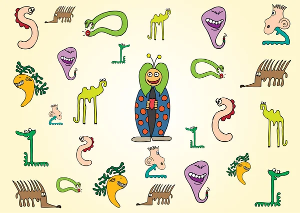 komik karakter deseni