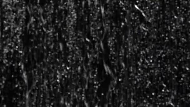 Echter Wassertropfen Vom Regen Auf Fallende Fenster Echter Defokussierter Bokeh — Stockvideo