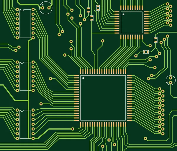 Circuit board — Stock Vector