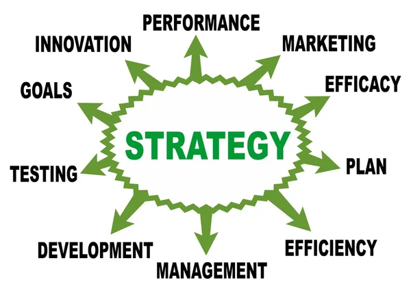 Koncepcja strategii — Wektor stockowy