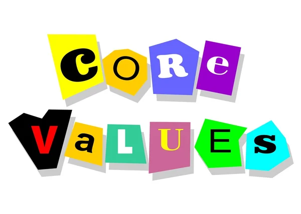 Core values — Stock Vector