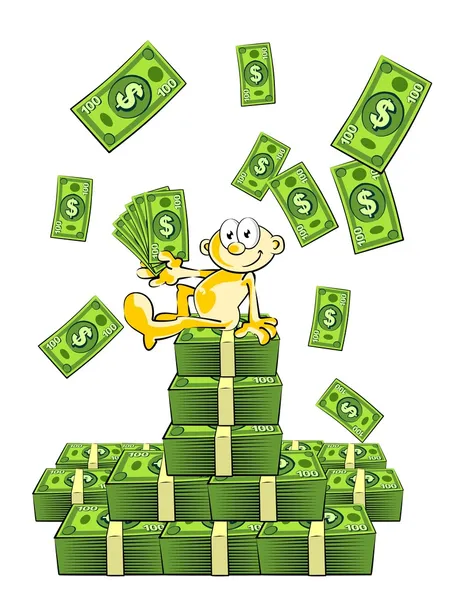 Making good money — Stock Vector