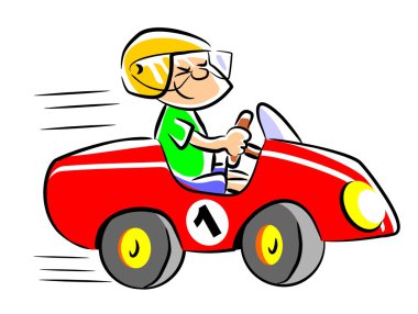 mijn rode speelgoedauto