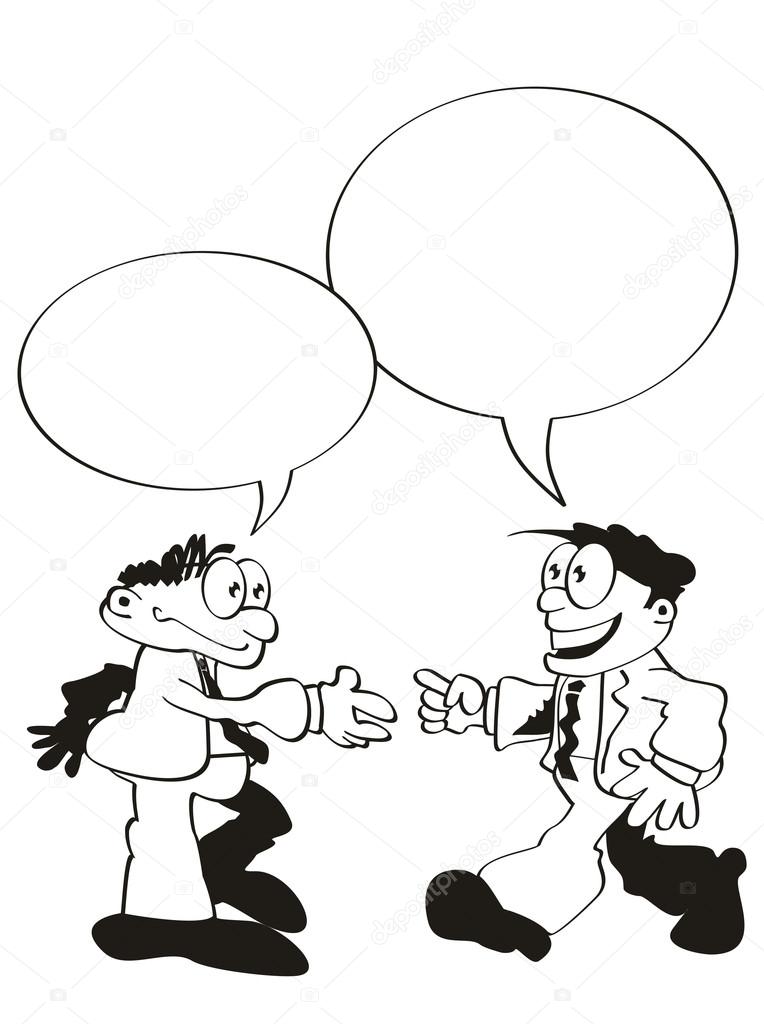 6 381 Two People Talking Vectors Free Royalty Free Two People Talking Vector Images Depositphotos