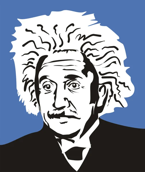 Albert Einstein. — Archivo Imágenes Vectoriales