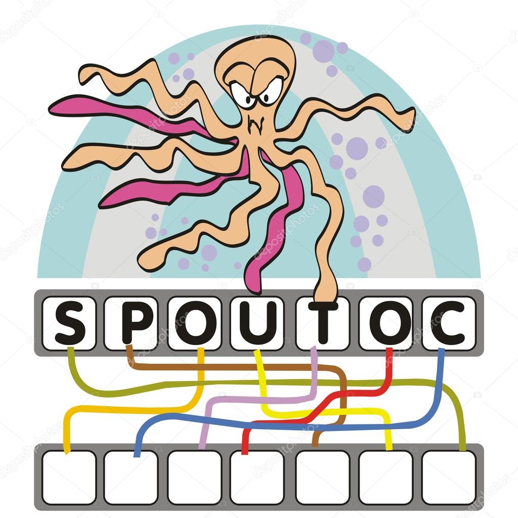 Word game with the octopus