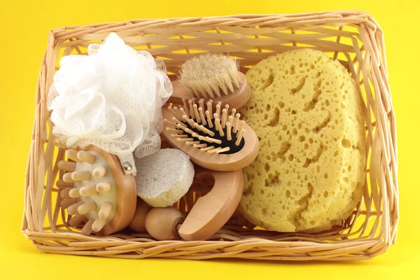 Basket of Goods for personal care — Stock Photo, Image