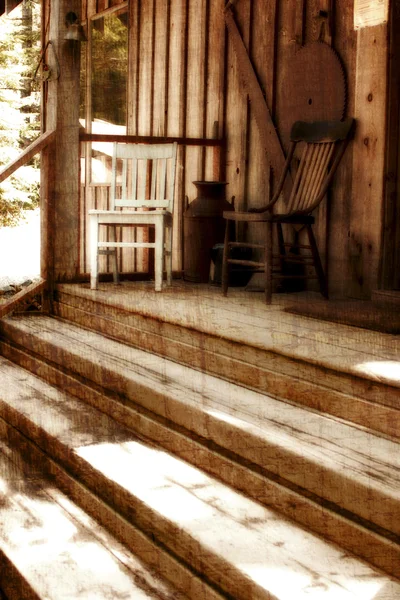 Vintage Front Porch — Stock Photo, Image