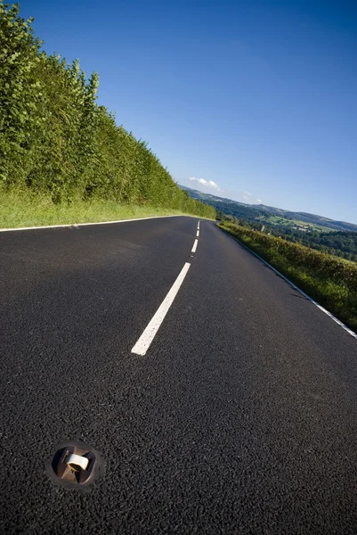 Offene Straße und Autobahn — Stockfoto