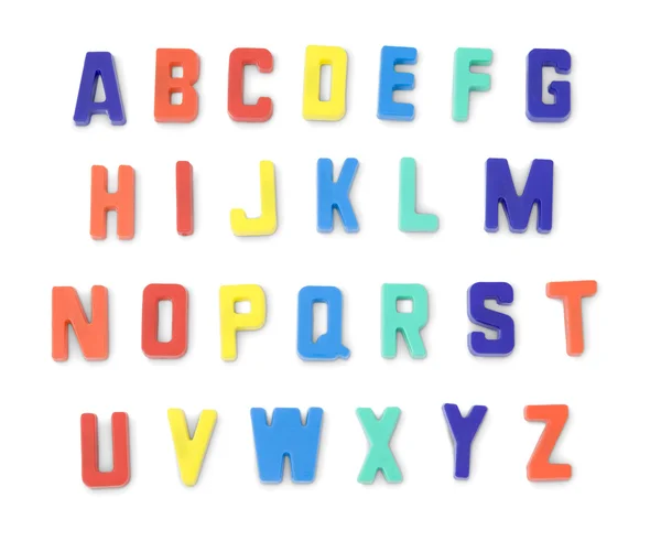 Letras del alfabeto del juguete —  Fotos de Stock