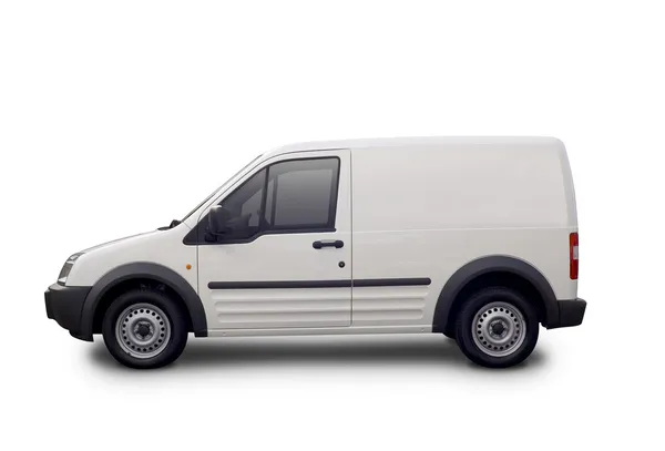 Blank white van — Stock Photo, Image
