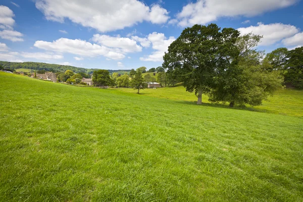 Paisagem rural idílica, Cotswolds Reino Unido — Fotografia de Stock