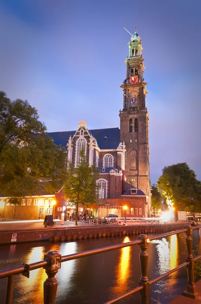 Igreja Westerkerk, Amsterdã — Fotografia de Stock