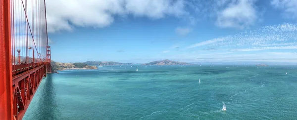 Wonderful view from Golden gate bridge. — Stock Photo, Image