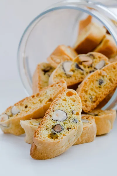 Italienische Kekse - Biscotti — Stockfoto
