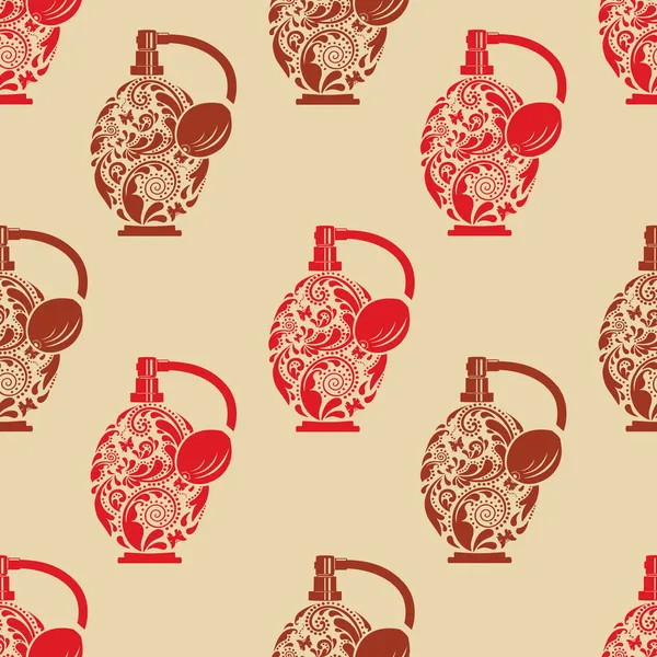 Vintage sorunsuz doku ile güzel parfüm şişesi.