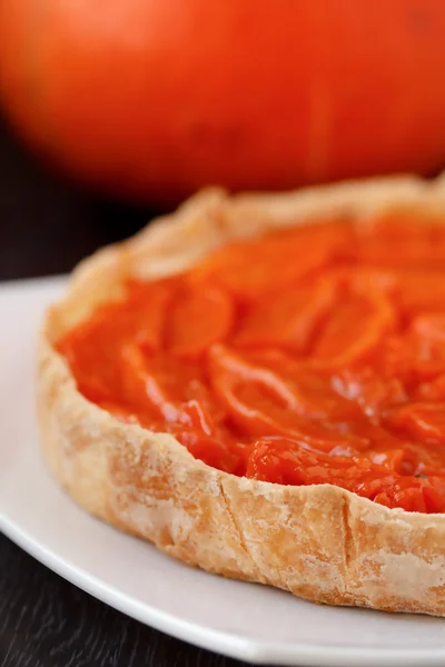 かぼちゃとクリーム チーズのパイ. — ストック写真