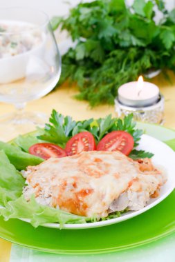 fırında etli mantar