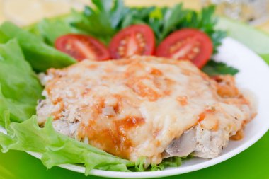 fırında etli mantar