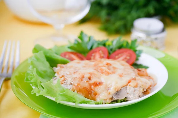 fırında etli mantar