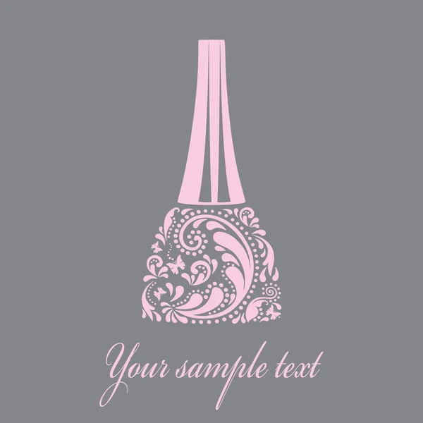 oje yaprak desen yaptı. vektör eps10 çizim.