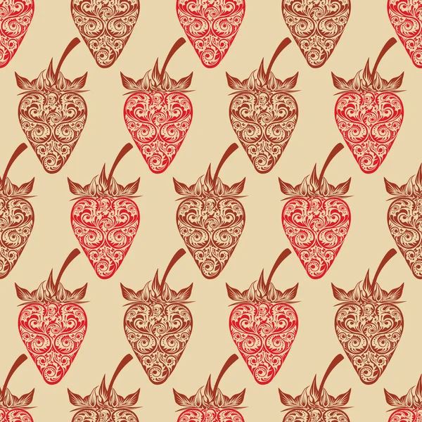 vektör sorunsuz geçmiş çilek ile.