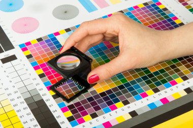 Color management in print production clipart