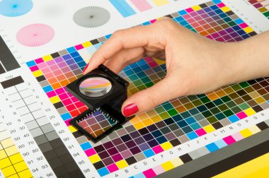 Color management in print production clipart