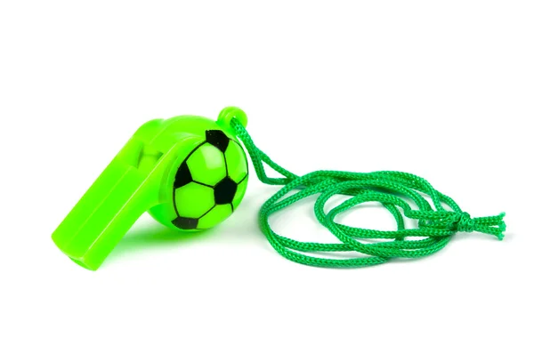 Football whistle — Stock Photo, Image