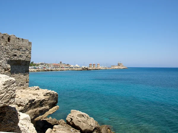 Harbor of Rhodes — Stock Photo, Image