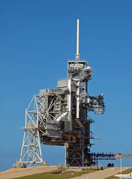 Almohadilla de lanzamiento del transbordador espacial — Foto de Stock