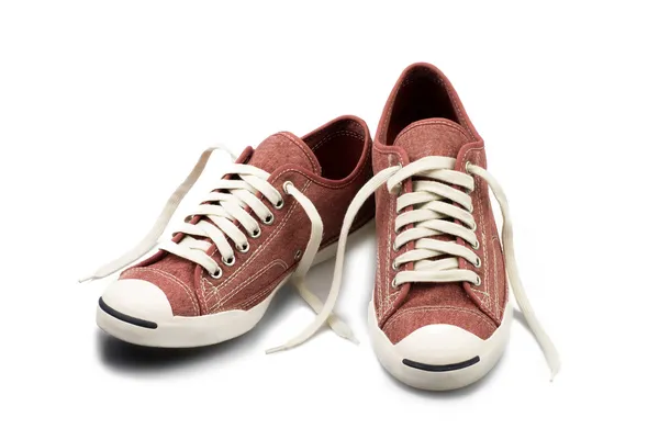 Scarpe vintage su sfondo bianco — Foto Stock