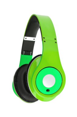 Beyaz arkaplanda kulaklık