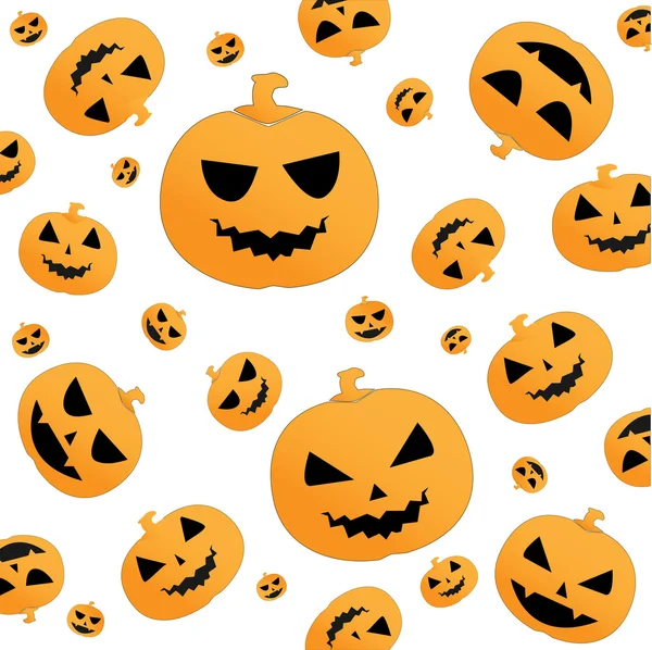 Fondo de calabaza de Halloween — Vector de stock