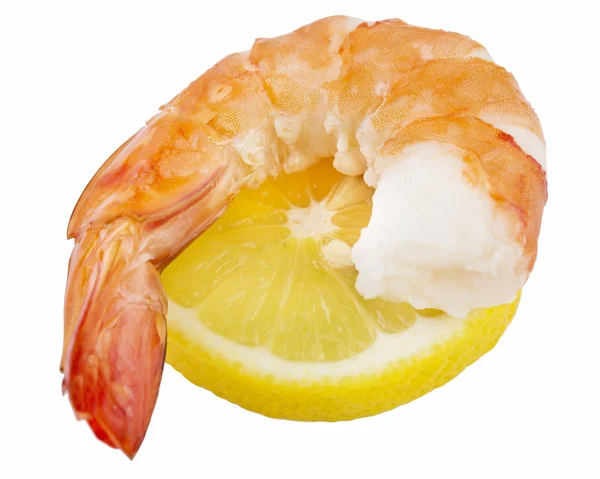 Delicious fresh cooked shrimp — Stock Photo, Image