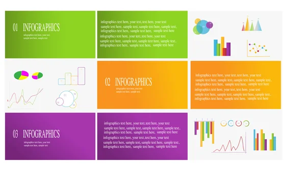 Modern tasarım şablonu-ebilmek var olmak kullanılmış için Infographics — Stok Vektör