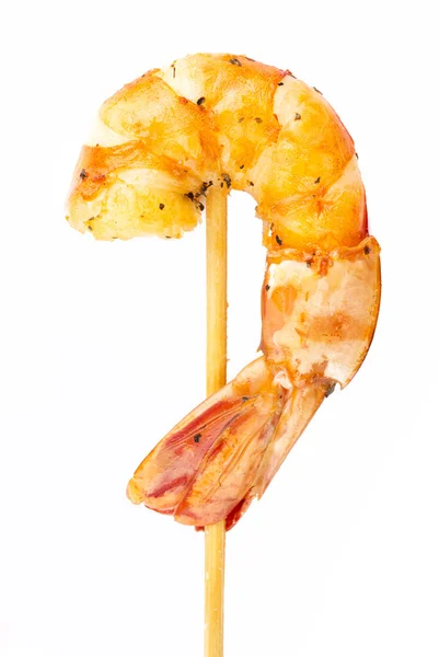 Cooked unshelled tiger shrimps — Stock Photo, Image