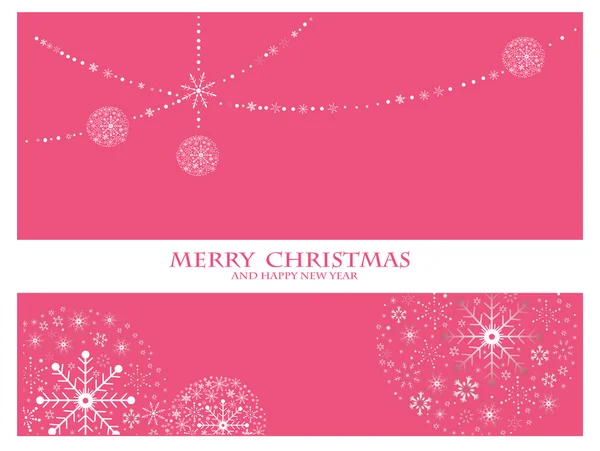 Merry Christmas and Happy New Year — Stock Vector