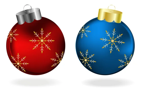 Set of Christmas balls — Stock Vector