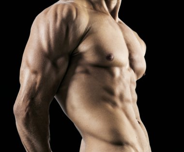 yarı çıplak seksi vücut