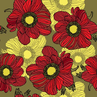 Elegance seamless modeli çiçekli