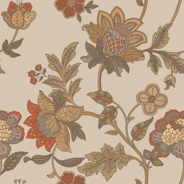 çiçek süsleme ile seamless modeli şıklığı