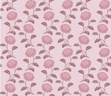 çiçek gül ile seamless modeli şıklığı